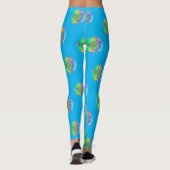 Blume des Lebens - geometrisches Blossom 5 Leggings (Rückseite)