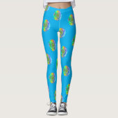 Blume des Lebens - geometrisches Blossom 5 Leggings (Vorderseite)