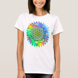 Blume des Lebens - geometrisches Blossom 5 T-Shirt