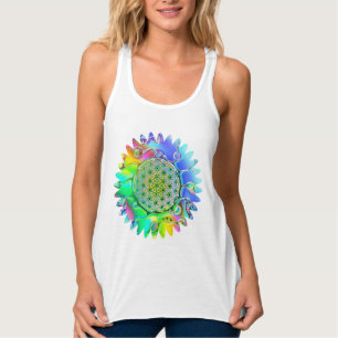 Blume des Lebens - geometrisches Blossom 5 Tank Top