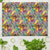 Blume des Lebens Geschirrtuch (Gefaltet)