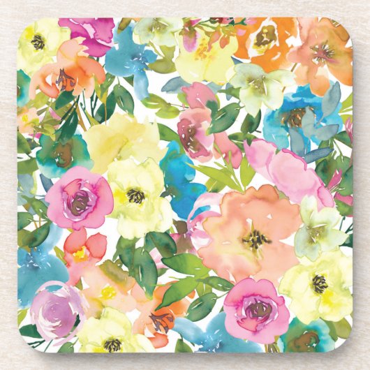 Blume des Lebens Getränkeuntersetzer (Vorderseite)