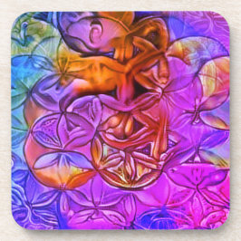 Blume des Lebens Getränkeuntersetzer