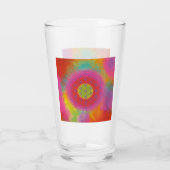 Blume des Lebens Glas (Rückseite)