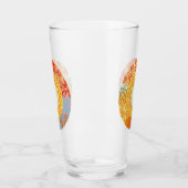 Blume des Lebens Glas (Links)