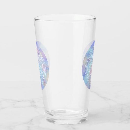 Blume des Lebens Glas (Rechts)