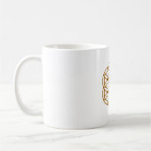 Blume des Lebens Gold 2 Kaffeetasse (Links)