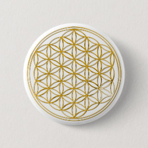 BLUME DES LEBENS - Gold Button