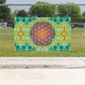 Blume des Lebens - Gold - Fraktal 2 Banner (Insitu)