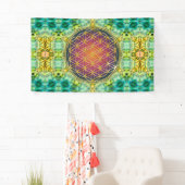 Blume des Lebens - Gold - Fraktal 2 Banner (Insitu)