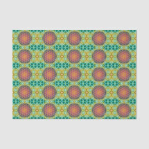 Blume des Lebens - Gold - Fraktal 2 Seidenpapier