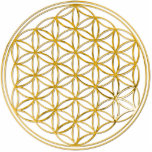 BLUME DES LEBENS - Gold Freistehende Fotoskulptur<br><div class="desc">Spirituelles SymbolART von EDDA Fröhlich | Die Blume des Lebens ist die Originalsprache des Universums; Formen,  Geometrie,  Zahlen und Proportionen. Es strahlt Harmonie und Perfektion der heiligen Geometrie aus und steht für Unendlichkeit und perfekte Ordnung.</div>