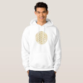 BLUME DES LEBENS - Gold Hoodie (Vorne ganz)