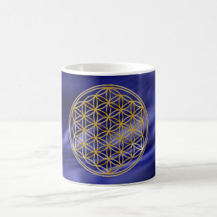 Blume des Lebens   Gold, klein Kaffeetasse