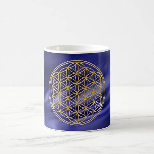 Blume des Lebens | Gold, klein Kaffeetasse (Mittel)