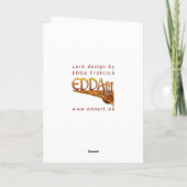 Blume des Lebens | Gold, klein Karte (Rückseite)