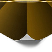 BLUME DES LEBENS - Gold Poster (Ecke)