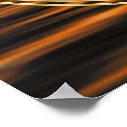 BLUME DES LEBENS - Gold Poster (Ecke)