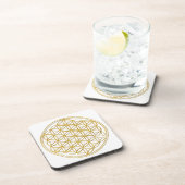 BLUME DES LEBENS - Gold Untersetzer (Rechte Seite)