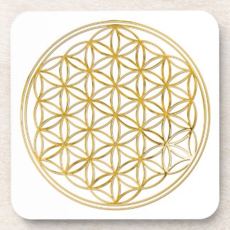 BLUME DES LEBENS - Gold Untersetzer