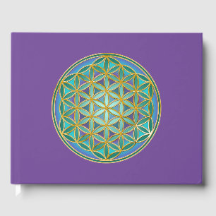 BLUME DES LEBENS - Heilige Geometrie Design 1 Gästebuch