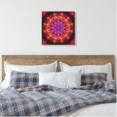 "Blume des Lebens", "heilige Geometrie", Mandala,  Leinwanddruck (Insitu (Schlafzimmer))
