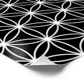 Blume des Lebens Heilige Geometrie Poster (Ecke)
