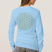 Blume des Lebens - Heilige Geometrie - Shirt der F (Rückseite)