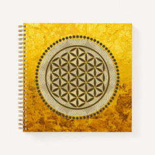 BLUME DES LEBENS - Heilige Geometrie Symbol Kunst  Notizblock