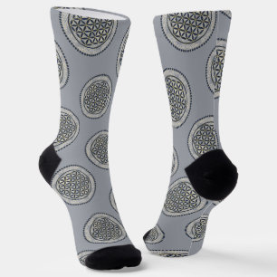BLUME DES LEBENS - Heilige Geometrie Symbol Kunst Socken