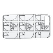 Blume des Lebens Heilige Geometrie Triskelion Case-Mate iPhone Hülle (Rückseite (Horizontal))