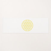 Blume des Lebens Heilige Geometrie Yogamatte (Vorderseite (Horizontal))