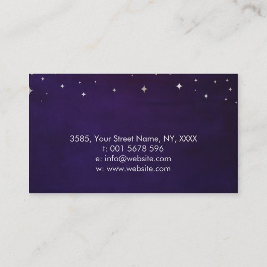 Blume des Lebens, Heilung der Hände, Chakren Visitenkarte (Rückseite)