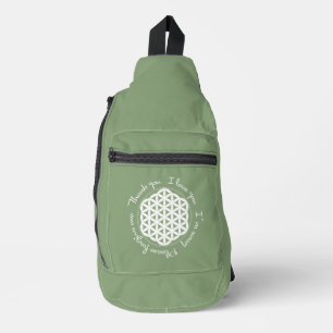 Blume des Lebens Ho'oponopono Crossbody Bag