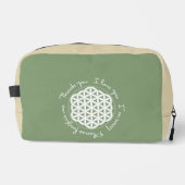 Blume des Lebens Ho'oponopono Waschbeutel (Vorderseite)