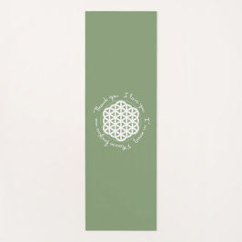 Blume des Lebens Ho'oponopono Yogamatte