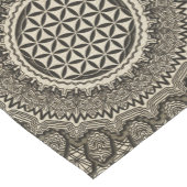 Blume des Lebens im Mandala auf Leinwand Kurzer Tischläufer (Ecke)