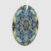 Blume des Lebens in der Heiligen Geometrie Ornament (Vorderseite)