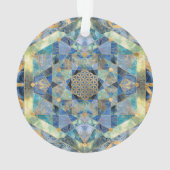 Blume des Lebens in der Heiligen Geometrie Ornament (Rückseite)