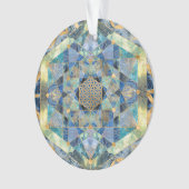 Blume des Lebens in der Heiligen Geometrie Ornament (Vorderseite)