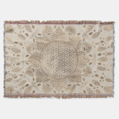 Blume des Lebens in Lotus Dot Decke (Vorderseite)