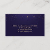 Blume des Lebens in Lotus Visitenkarte (Rückseite)