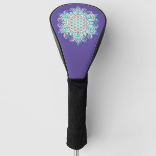Blume des Lebens - Indische Mandala 2 Golf Headcover