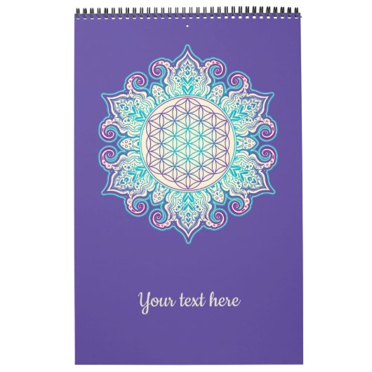 Blume des Lebens - Indische Mandala 2 Kalender (Titelbild)