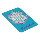 Blume des Lebens - Indische Mandala 2 Magnet (Rechte Seite)