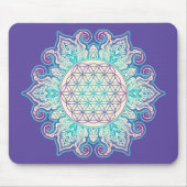 Blume des Lebens - Indische Mandala 2 Mousepad (Vorne)