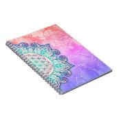 Blume des Lebens - Indische Mandala 2 Notizblock (Rechte Seite)