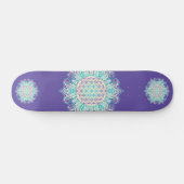 Blume des Lebens - Indische Mandala 2 Skateboard (Horizontal)