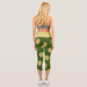 Blume des Lebens - Indische Mandala 4 Capri Leggings (Rückseite)