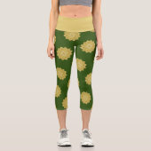 Blume des Lebens - Indische Mandala 4 Capri Leggings (Vorderseite)